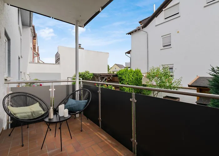Frankfurt, Ps4, Balkon, 6p Apartman Mühlheim